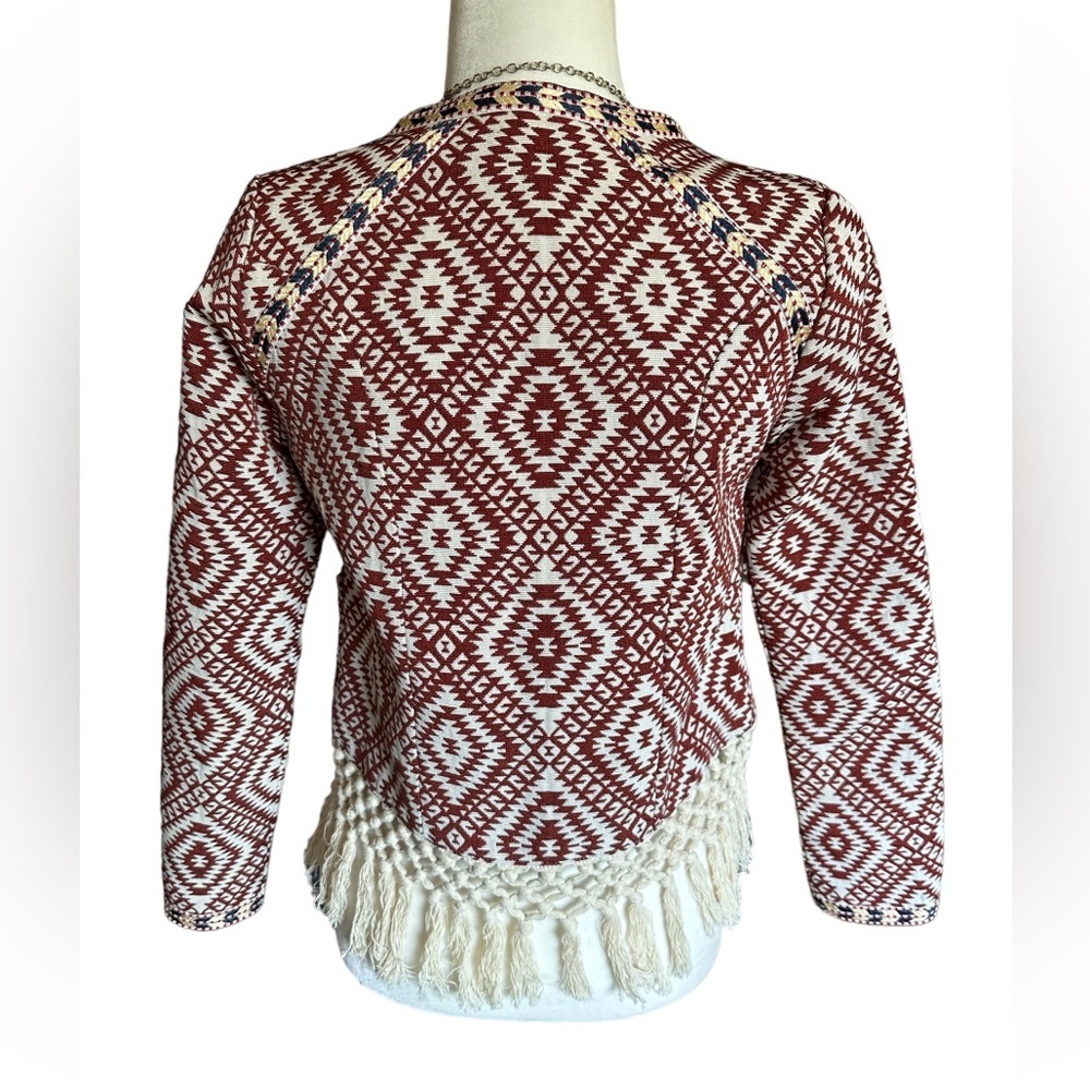 Anthropologie Tularosa Santa Fe Embroidered Ikat Jacket NWOT - Picture 2 of 12